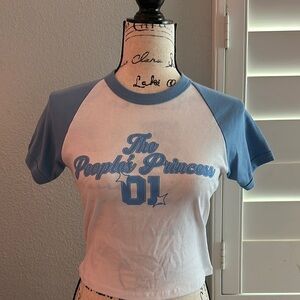 The People's Princess 01 Blue and White T-Shirt